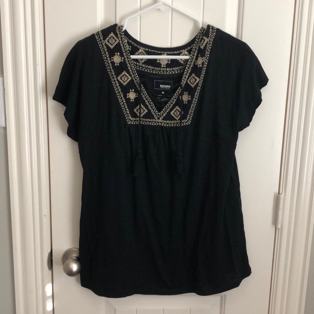 Blouse with Tassel detail